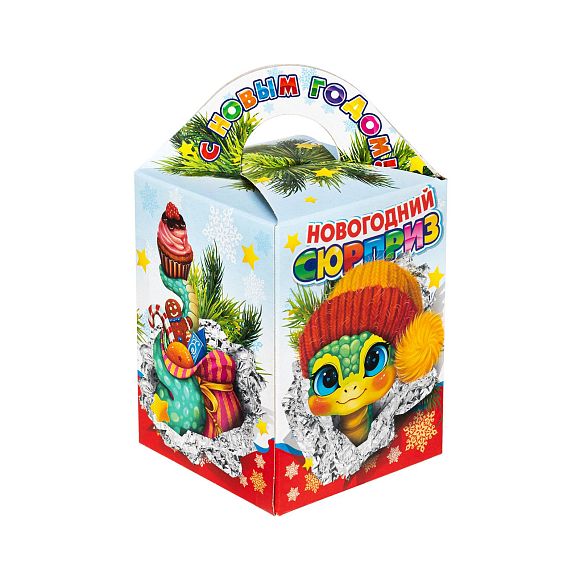 Сладкий новогодний подарок Кубик Сюрприз